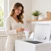 Washing Machine Lint Filter Net Floating Hair Remover Reusable Mesh Bag for Removing Debris and Pet Hair