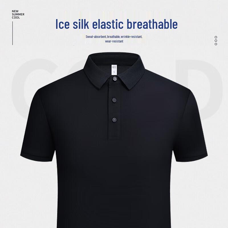 QIANYIYANG Unisex Quick-Dry Polo Shirt