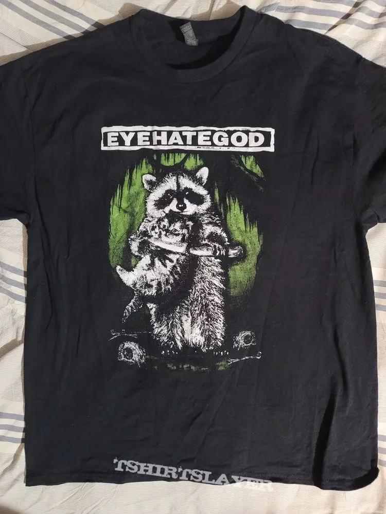 Unisex Short Sleeve Crew Neck Cotton T Shirt Eyehategod Trash panda L