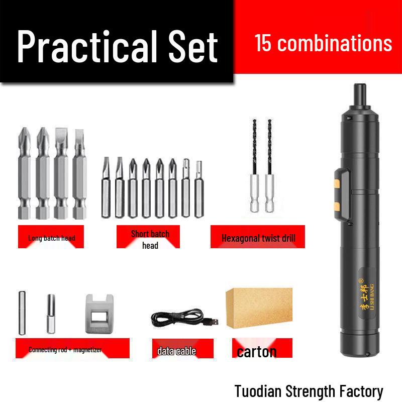 Rechargeable Mini Electric Screwdriver & Hand Drill