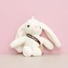 Long Cute Eared Bunny Plush Toy Adorable Cartoon Keychain Charm Perfect Gift