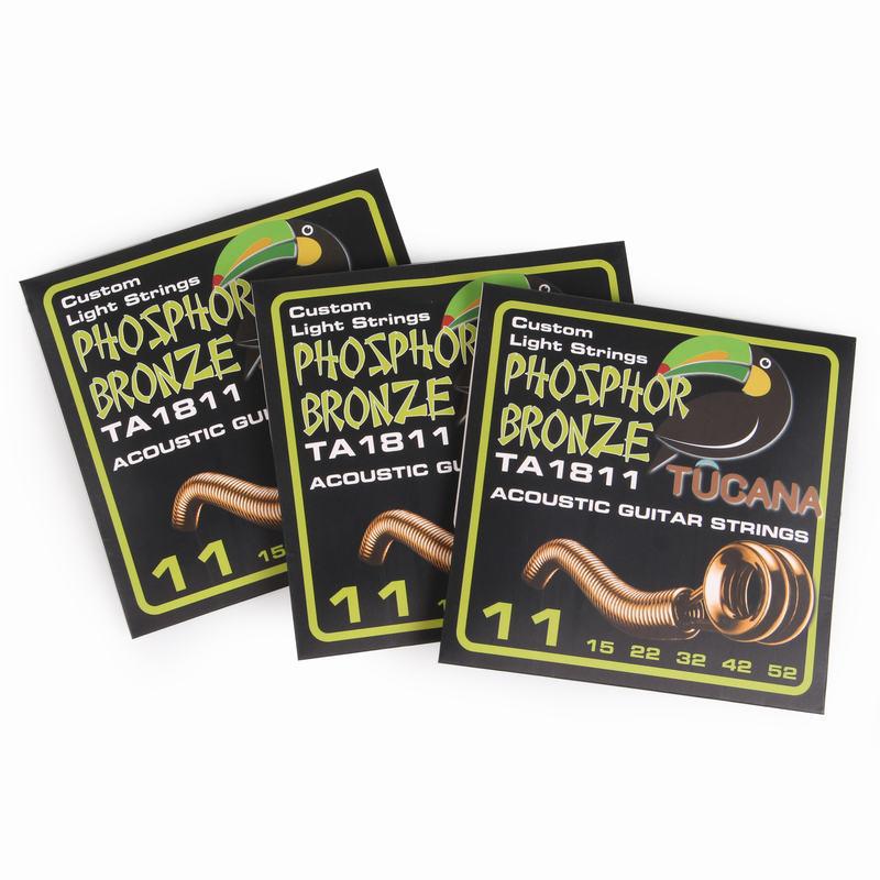 TUCANA Premium Phosphor Bronze Anti-rust Light-coated Folk Acoustic Guitar Strings