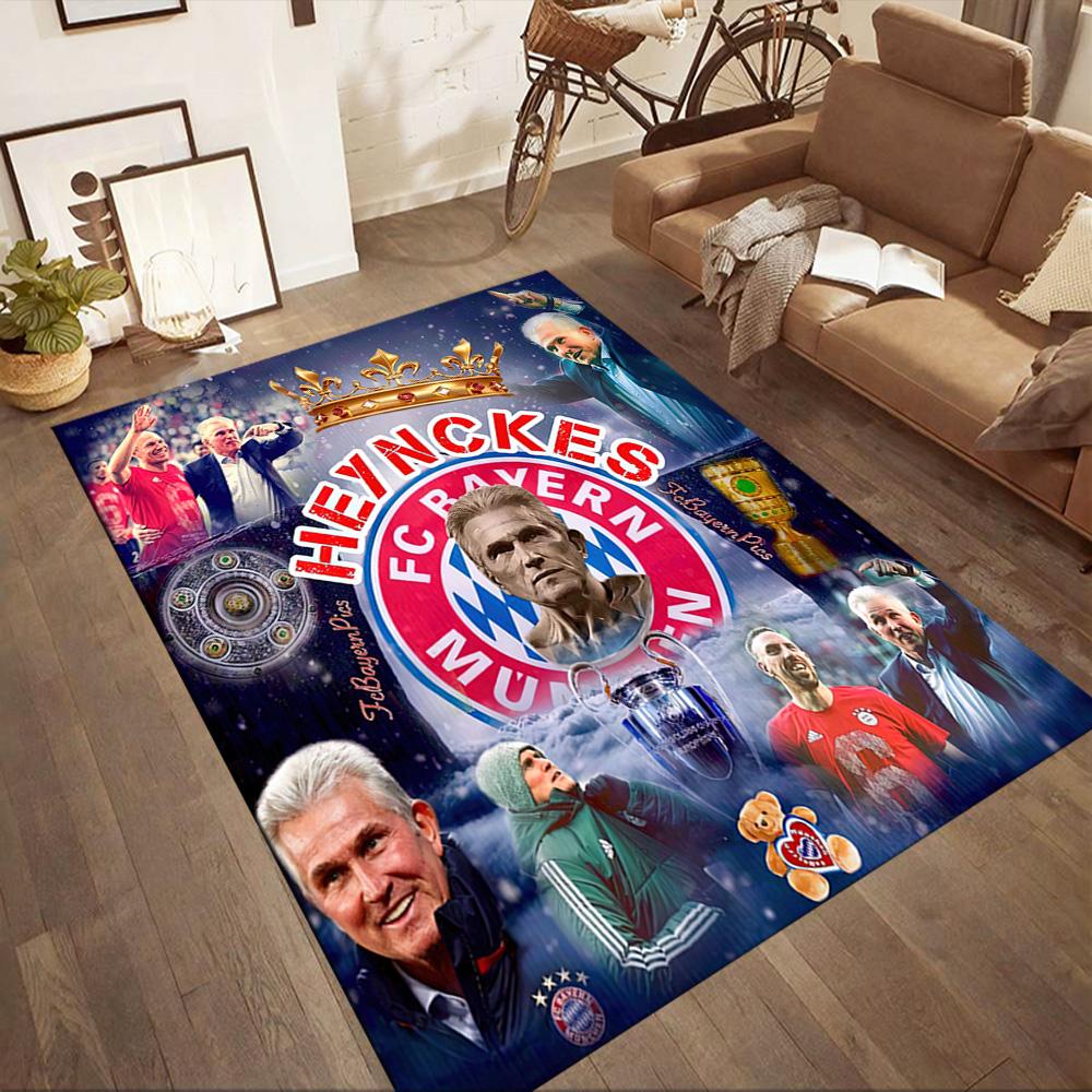 Bayern Munich Area Rug Perfect for Game Room Study Room Decorate Room Living Rooms Anti-slip Rug Decorate Offices