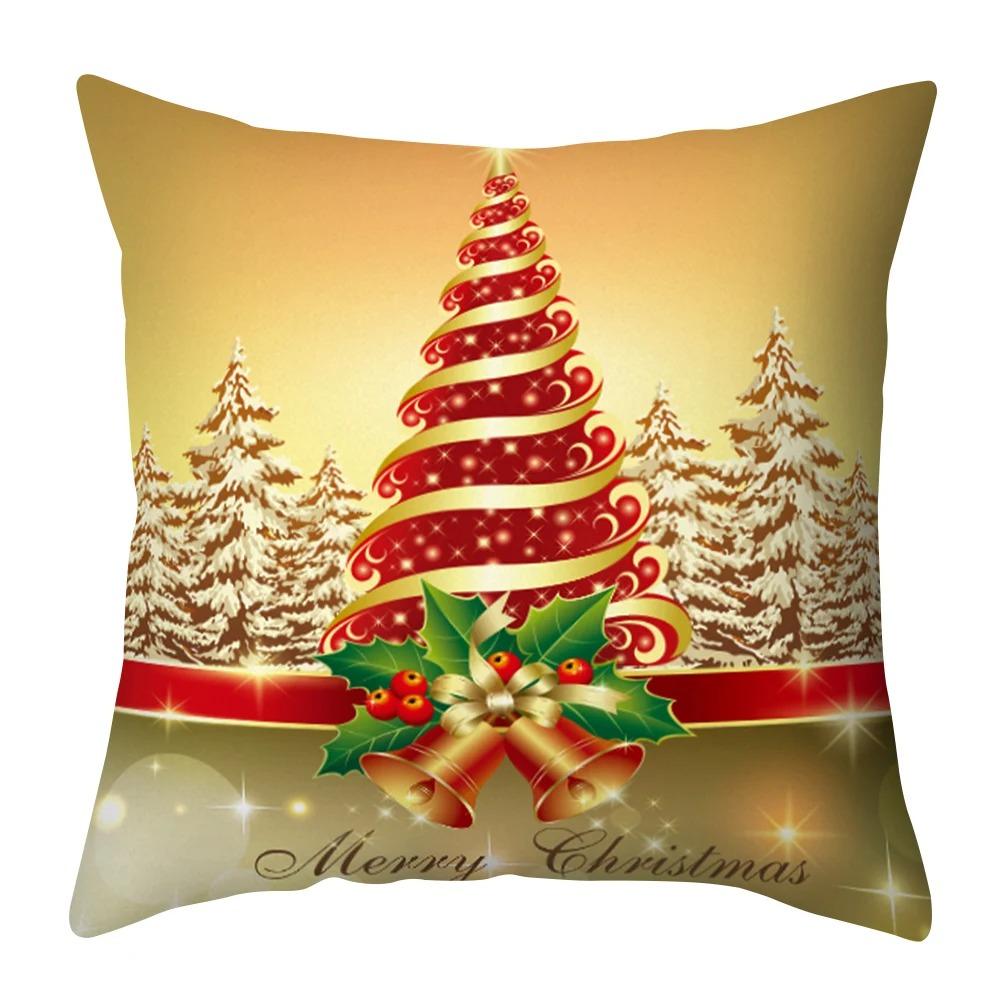 Weihnachts-Themed Kissenbezüge Auto Ornamente Büro Santa Claus Wohnzimmer Sofa Hause Kissenbezüge