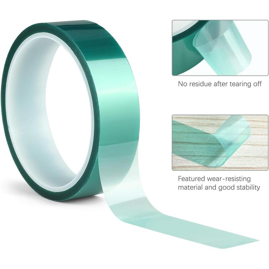 Polyester High Temperature Masking Tape,PET Tape with Silicone Adhesive,Ideal for Painting,Powder Coating,Anodizing,Circuit Boards