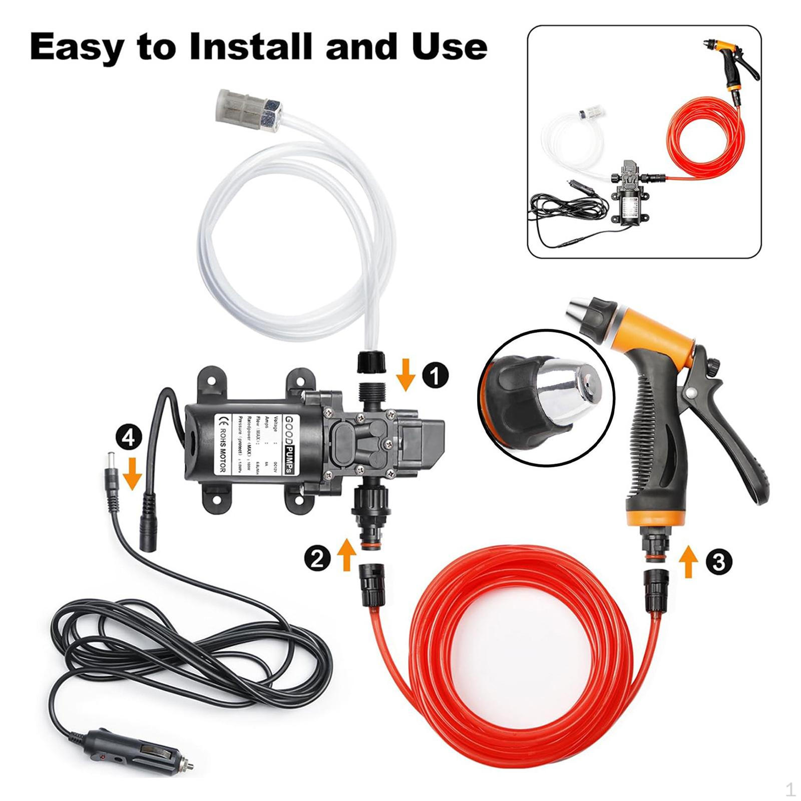 

Интеллектуальный электрический насос для мойки высокого давления, портативный компьютер для чистки автомобилей 160PSI 100W