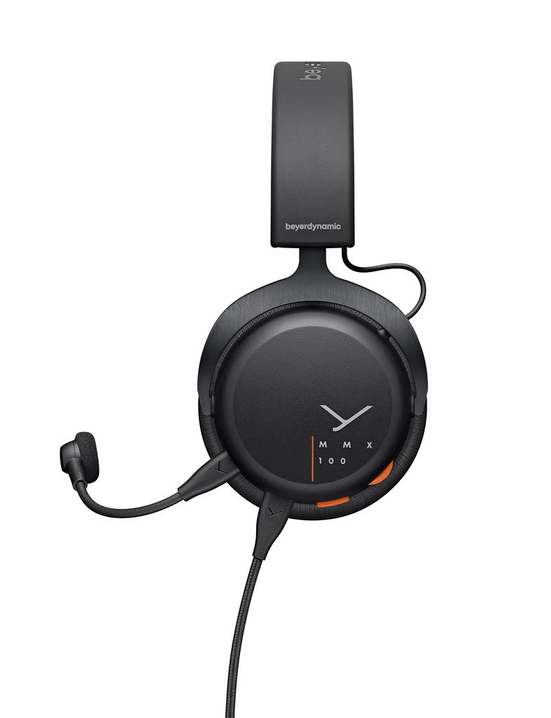 [Official Japanese Product] Beyerdynamic MMX 100 Black Gaming Headset, Closed-Back, Wired, Ideal for FPS Games, Long-Lasting Comfort, Mute Button, Det