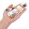 1/12 Dollhouse Miniature Toast And Jam Plate Set Decoration Accessories Toy