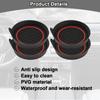 HZEL Car Cup Holder Coasters, 4PCS Non Slip Waterproof Vehicle Water Bottle Pads, Recessed Automotive Interior Drink Mat Decoration Accessories,