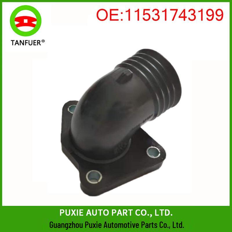 BMW E36 Thermostat Water Passage Hose Connector (Part# 11531743199)
