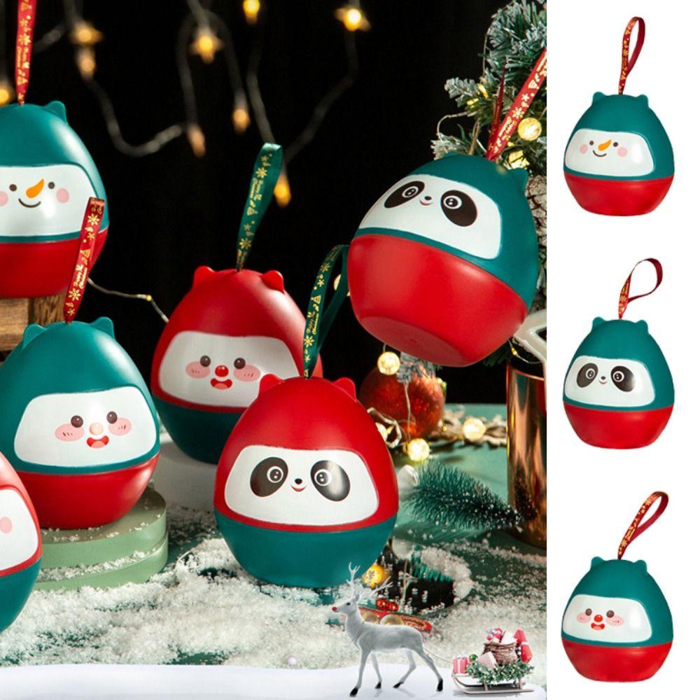 

Snowman/Panda Christmas Fruit Gift Boxes Decorative Xmas Ping an Fruit Box Party