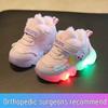 Light-Up Baby Cotton Sports Shoes for Toddlers (1-3 Years)