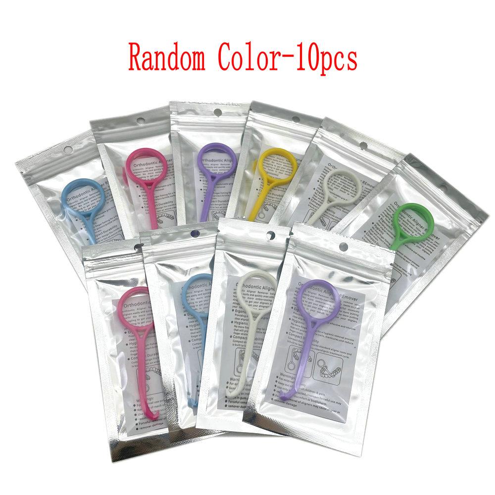 

10pcs Dental Brace Extractor Removal Tool Hook Orthodontic Aligner Remove Invisible Removable Braces Clear Aligner Oral Care
