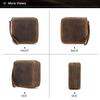 Genuine Leather CD Disc Storage Box 56 CD/DVD/BD Disks Capacity Media Storage Box DVD Holder Case