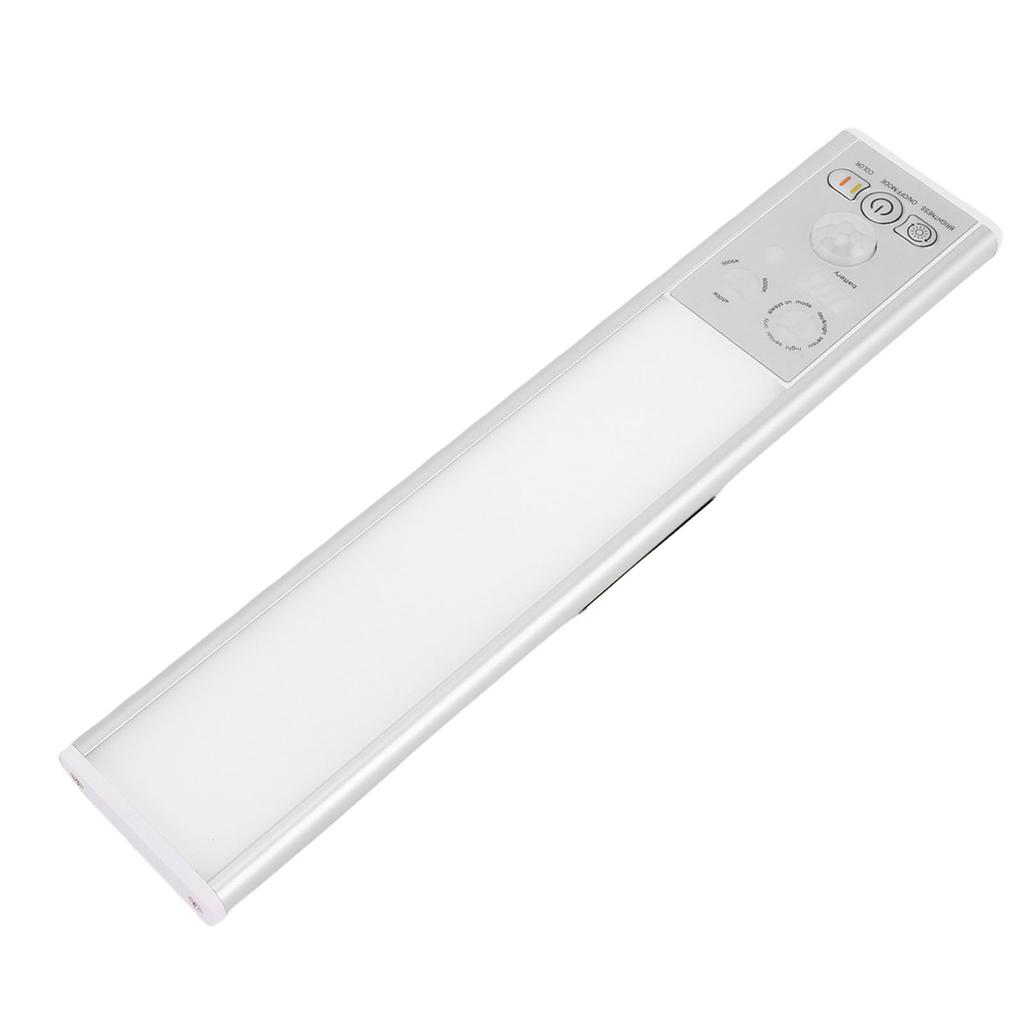 Under Cabinet Light Super Thin Motion Sensor 3 Color Dimmable Rechargeable Closet Light for Kitchen Bedside