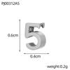 CARLIDANA Hot Sale Anniversary Stainless Steel Jewelry Creative Gold Color Silver Arabian Numbers Pendant Necklace Gifts Women