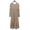 AMERI FLARE SATIN DRESS Women's Beige S Dress S beigeUsed