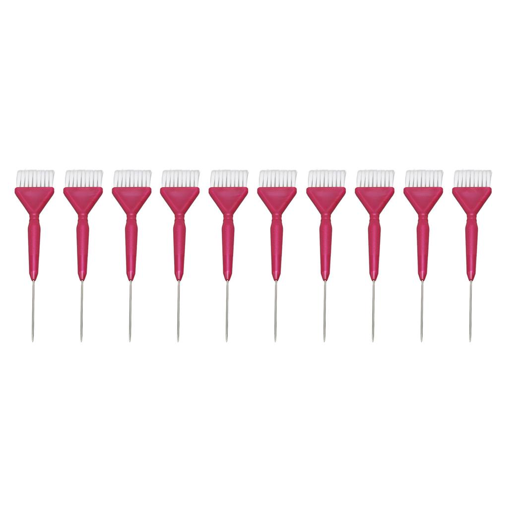Buy 10Pcs Hair Color Brush Tip Tail Anti Skid Handle ABS Color Tint