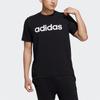 Adidas Neo Colorblock Logo Print Sports T-Shirt Men Tops Black H16311