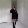 Autumn 2024 Casual College Style Knitted Sweater and Short Skirt Set for Women