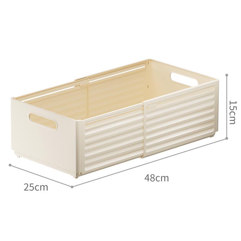 Retractable Right Angle Deep Drawer Snack Divider and Organizer.