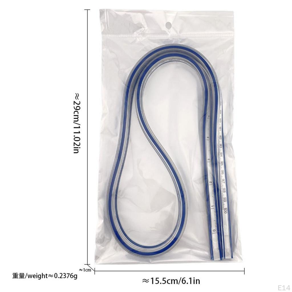 Curved Ruler for Crafting And Design Projects