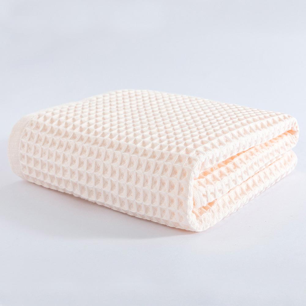 High Quality Waffle Household Hotel For Adults Cotton Face Towel Washcloth Handkerchief Bath Towel