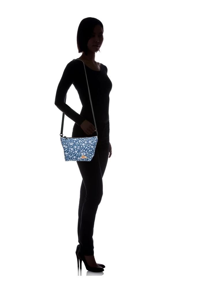 KELTY Mini Usual Pouch Umhängetasche, Blaue Blume, 3259256423