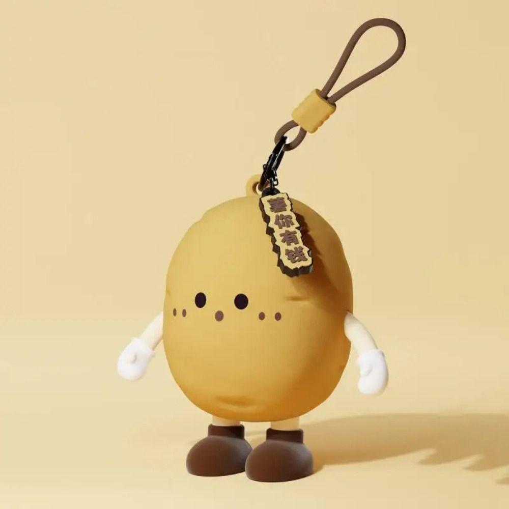 Creative Silicone Storage Bag Kawaii Mini Coin Purse Vegetable Series Earphone Bag Kids