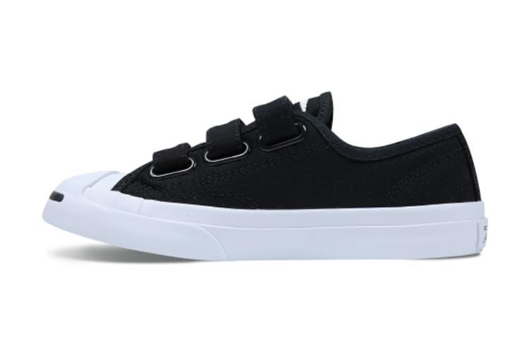 Converse Jack Purcell 3V Low top Kids Canvas Shoes Black Children Aged 3 7 Years Old 361307C 33