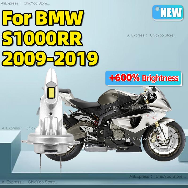 LED Motorcycle Headlight Bulbs Moto Lights 6000K For BMW S1000RR 2009 2010 2011 2012 2013 2014 2015 2016 2017 2018 2019 S1000RR 2009-2019