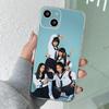 A-Atarashii  Gakko JPOP Phone Case For iPhone 16,15,14,13,12,11 Plus,Pro,Max,XR,XS,X,7,8 Plus,SE,Mini Transparent Silicone Soft