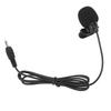Wired Lavalier Lapel Clip On Microphone Noise Reduction Mini Portable Omnidirectional Condenser Microphone for