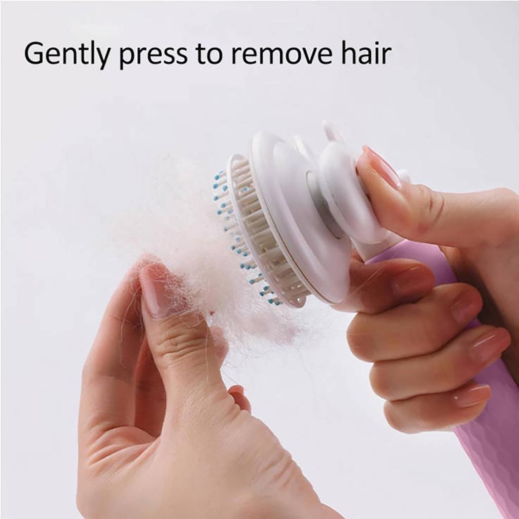 Pet Brush Dog Brush Pet Brush With Dense Teeth Dog Brush For Shedding Grooming - Headed Hair Brush Gentle Dog Grooming Brush Self Cleaning Elec