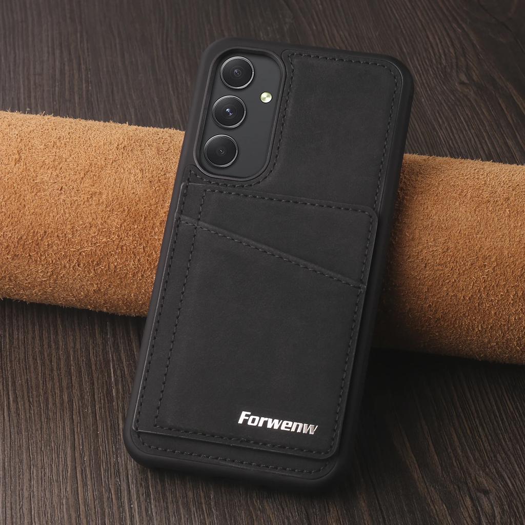 Θήκη Πορτοφολιού με Προστασία RFID για Samsung Galaxy A56 A55 A54 A36 A35 A34 A16 A15 A14 S25 Ultra Edge S24 FE S23 S21 S20 S22 Plus