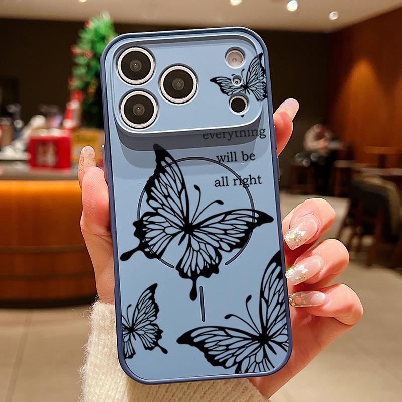 White Marble Pattern Case For iPhone 17 Pro Max Magnetic For Magsafe Hybrid Slim Matte Cover For iPhone 16 15 14 13 Pro Max