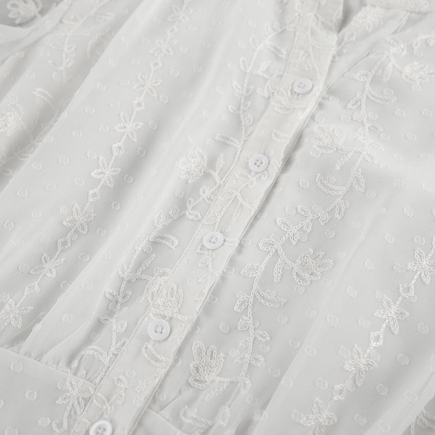 French Jacquard Stand-up Collar Tie Dress 2024: European & American Spring/Summer Fashion, Elegant Cross-border Short Skirt for Women
