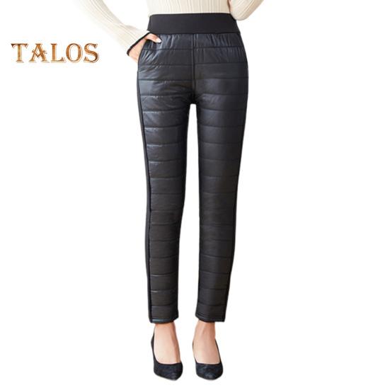 

Женские хлопковые брюки, эластичные, с высокой талией, прямые, длинные брюки с карманами, утолщенные стеганые брюки в стиле пэчворк 4XL чёрный