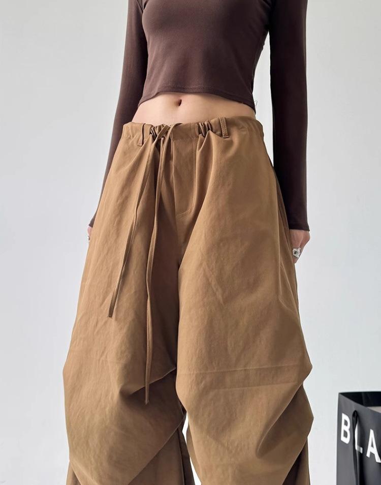 Vintage Baggy Cargobroek Y2k 2000s Dames Oversized Harajuku Streetwear Koreaanse Mode Hip Hop Geplooide Broek Herfst