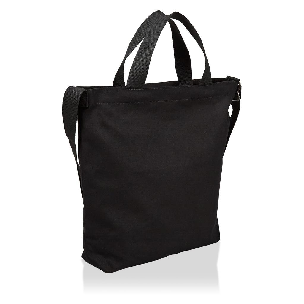 tote bag elf tote L size canvas lightweight large capacity school commuting leisure town black [Lee] 2-way 2-way 320-1352