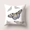 European Color Butterfly Print Sofa Cushion Cover Pillowcase Home Party Car Bedding