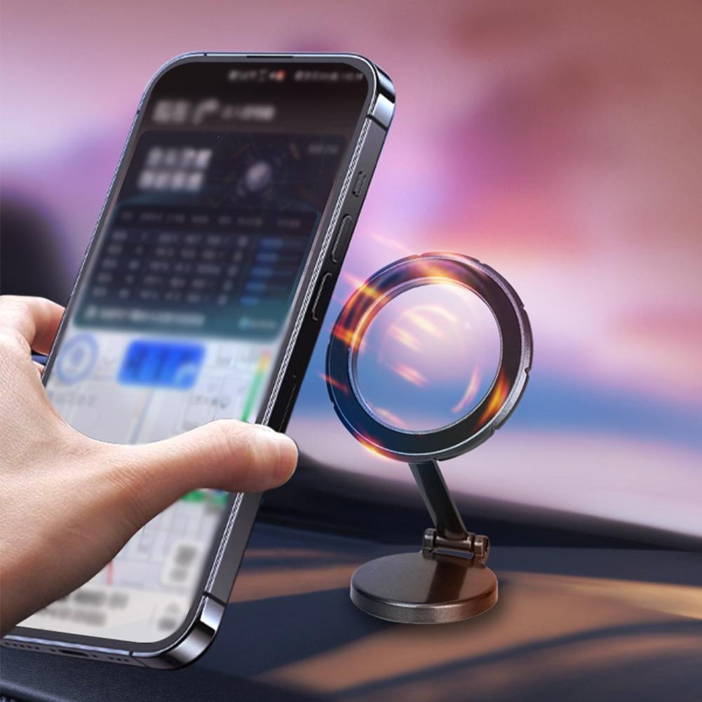 Univerzální magnetický držák telefonu do auta Skládací pevný držák telefonu do auta pro iPhone 15 14 13 Pro Max držák