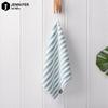 Factory Soft Skin-friendly Striped Small Square Edging Towel New Style Fiber Absorbent Handkerchief Quick-drying