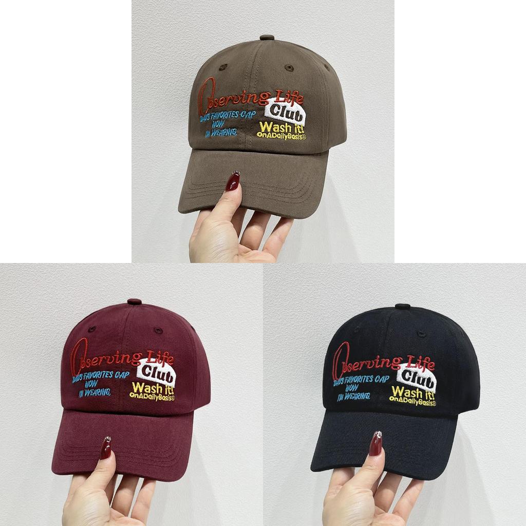 Baseball Cap Embroidered Sun Protection Adjustable For Men Women Summer Style