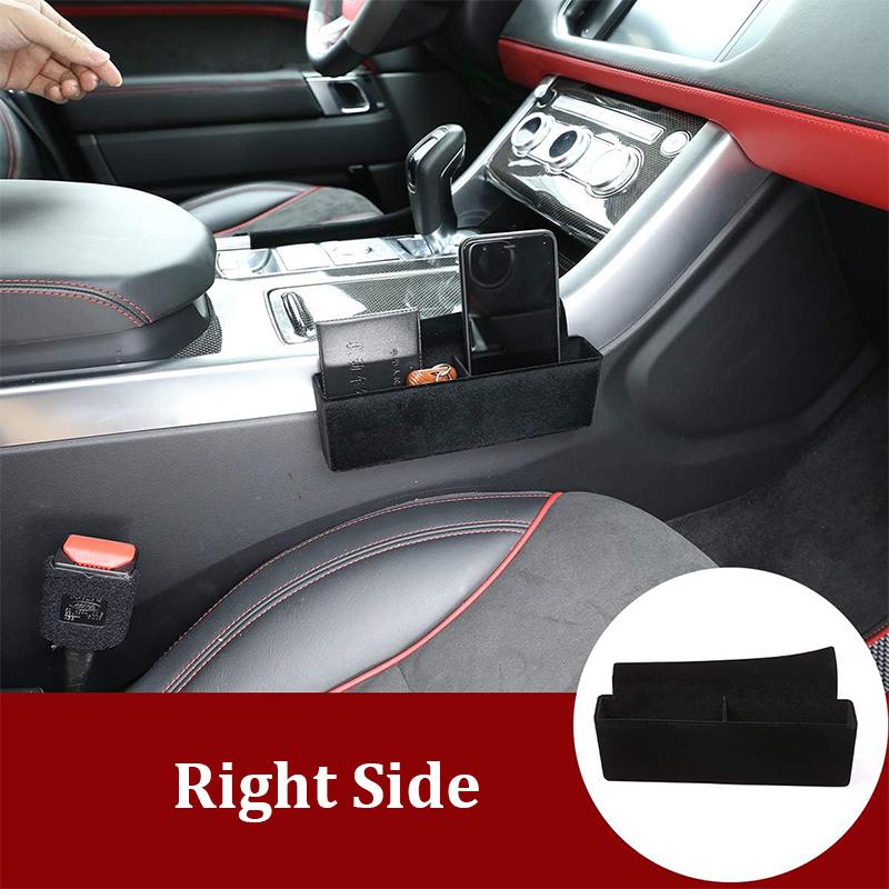 For Land Rover Range Rover Sport 2014-2022 Center Console Side Hanging Storage Box Trim Phone Holder Organizer Box