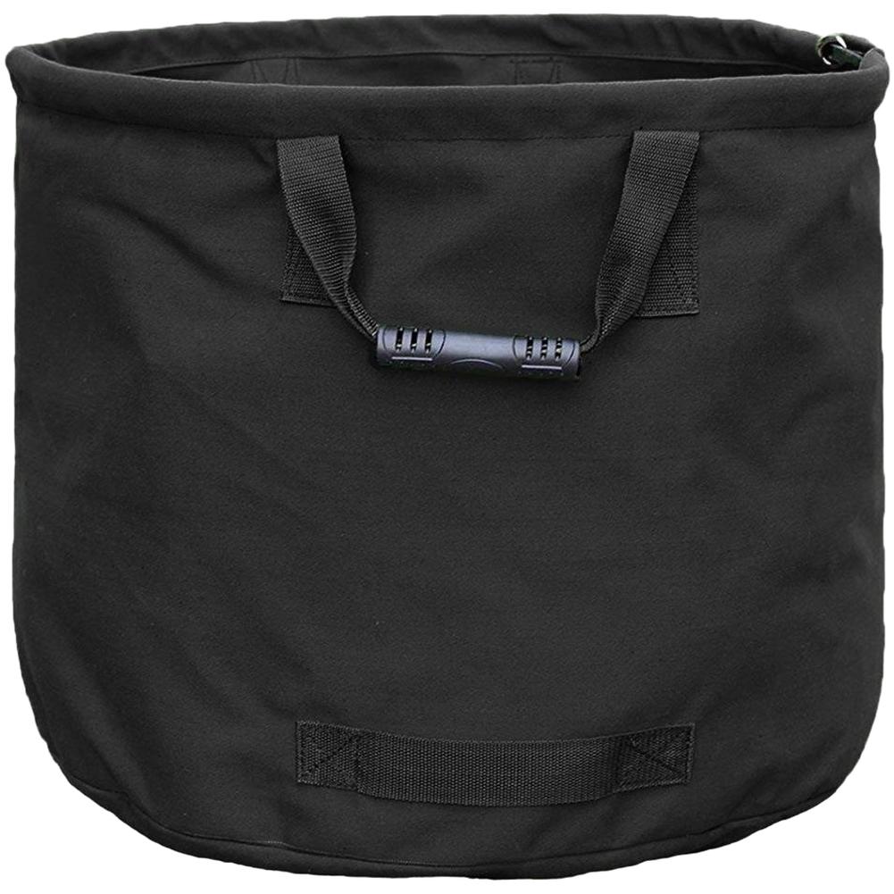 Multipurpose Waterproof Canvas Garden Storage Bag for Leaves Fruits and Vegetables with Reinforced Carrying Handles 56 by 46 cm