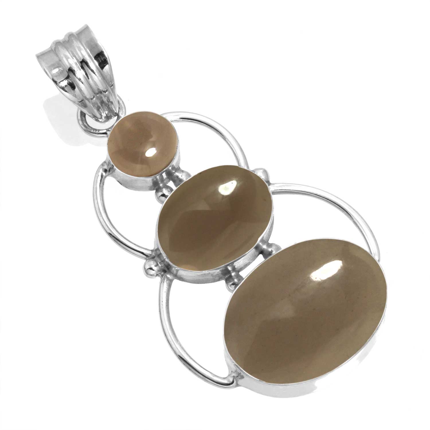 

Серебряный кулон 925 пробы, женский драгоценный камень, ювелирное изделие ручной работы, подарок на Хэллоуин, малахит, лунный камень, розовый кварц, красный камень, дымчатый топаз, тигровый глаз, костюм дымчатый топаз