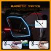 LED Car Trunk Lighting Strip With Cigar Magnetic Induction 5M Free-Cut Waterproof Soft Decorative Light For New Energy Vehicles