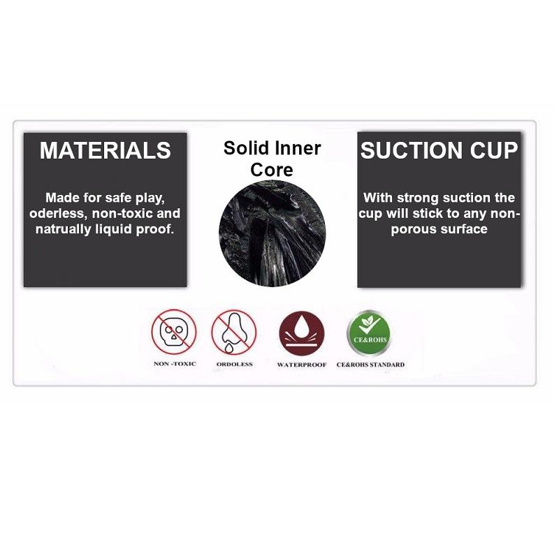 Silicone Realistic Dildo 24.5Cm Thick Butt Plug Anal Brown Realistic Dildos