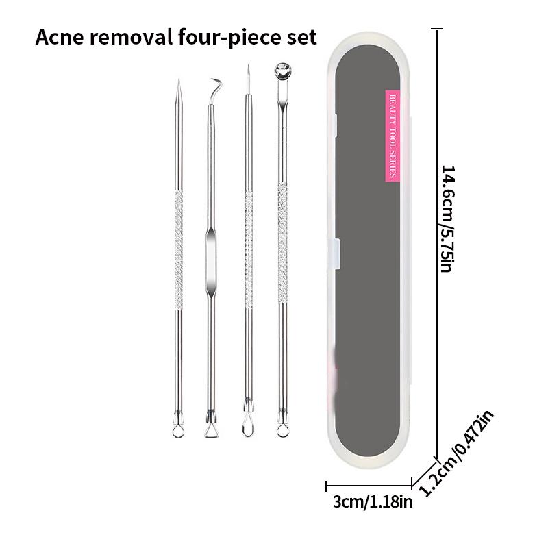 Xiaomi Acne Needle Blackhead Cell Clip Suit Double-Headed Acne Needle Acne Acne Removal Needle Tweezers Precision Acne Clip Acne Tool